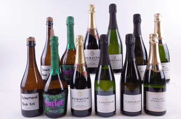 TWELVE BOTTLES ENGLISH SPARKLING WINE