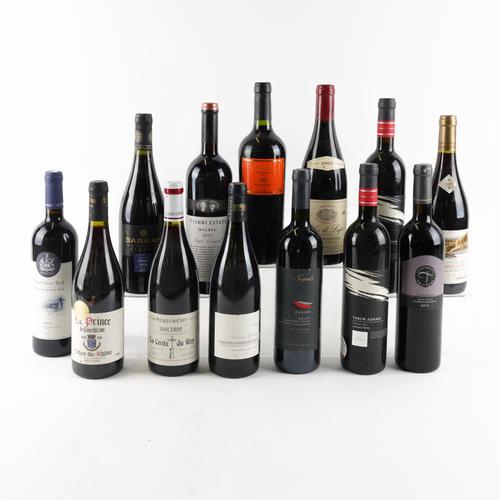 THIRTEEN BOTTLES OF RED WINE INCLUDING CHATEAU GRIS CLOS DE LUPE BOURGOGNE 2005 (13)