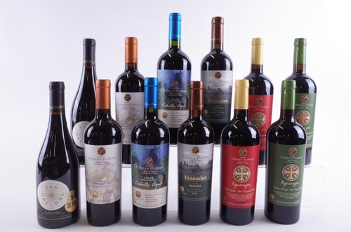 TWELVE BOTTLES CHILEAN RED WINE