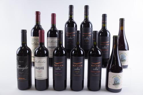 TWELVE BOTTLES ARGENTINIAN RED WINE