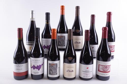 TWELVE BOTTLES ITALIAN RED WINE