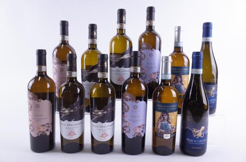 TWELVE BOTTLES ITALIAN WHITE WINE