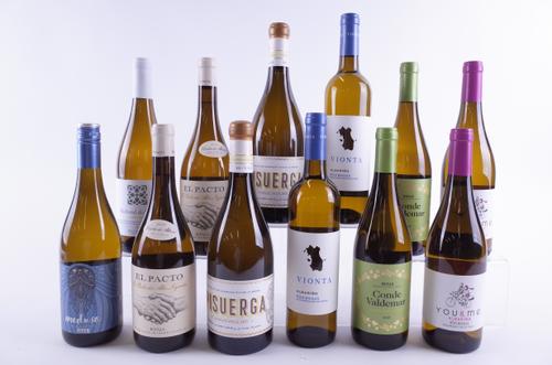 TWELVE BOTTLES SPANISH WHITE WINE