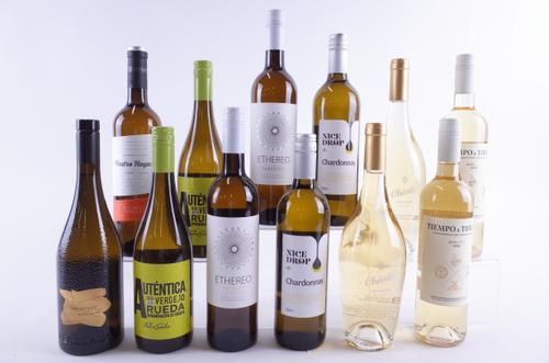 TWELVE BOTTLES SPANISH WHITE WINE