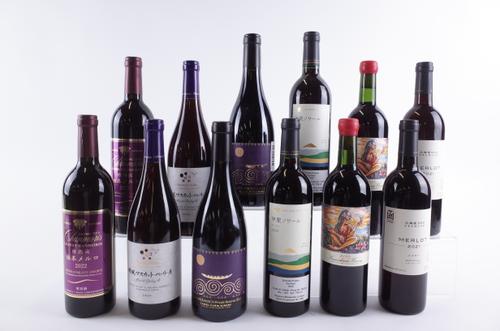 TWELVE BOTTLES JAPANESE RED WINE