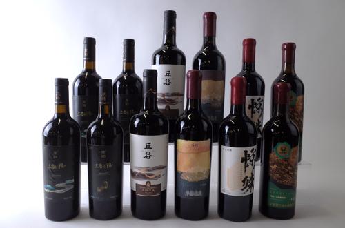 TWELVE BOTTLES CHINESE RED WINE