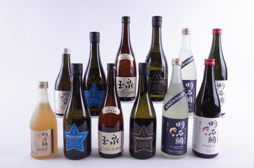 TWELVE BOTTLES JAPANESE RICE WINE