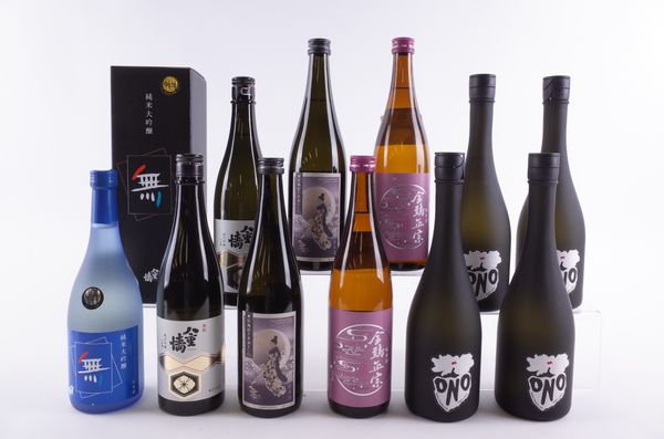 TWELVE BOTTLES SAKE