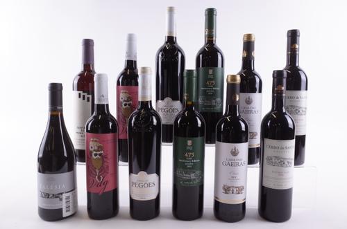 TWELVE BOTTLES PORTUGUESE RED WINE