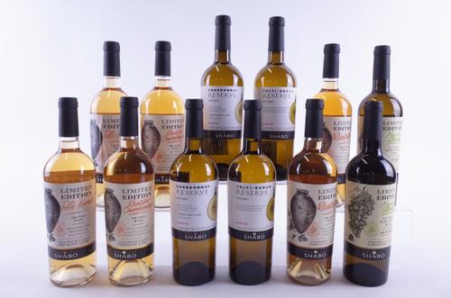 TWELVE BOTTLES UKRANIAN WHITE AND ORANGE WINE