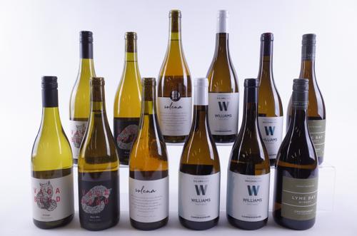 TWELVE BOTTLES ENGLISH WHITE WINE