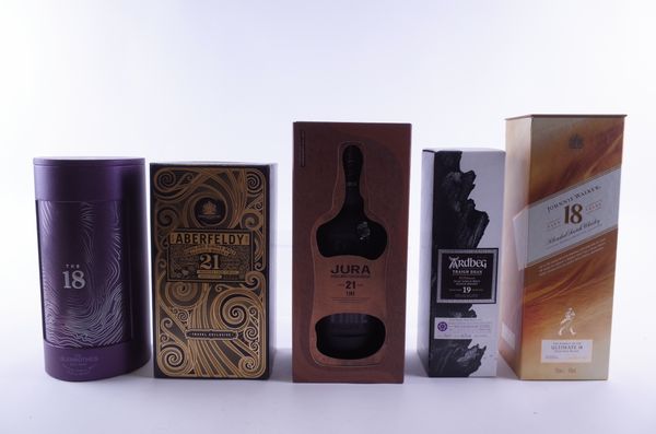 FIVE BOTTLES LUXURY SCOTCH WHISKY