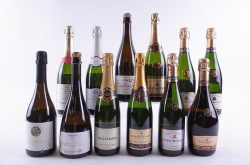 TWELVE BOTTLES FRENCH SPARKLING WINE