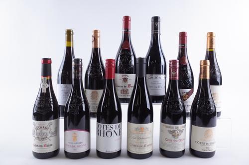 TWELVE BOTTLES CÔTES-DU-RHÔNE