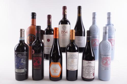 TWELVE BOTTLES ITALIAN RED WINE