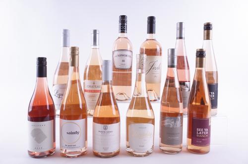 TEN BOTTLES CANADIAN AND TWO MEXICAN ROSÉ WINE