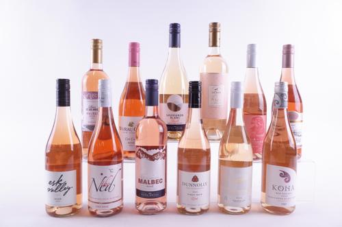 NINE BOTTLES NEW ZEALAND AND THREE ARGENTINIAN ROSÉ WINE