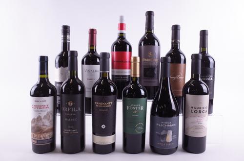 TWELVE BOTTLES ARGENTINIAN RED WINE