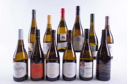 EIGHT BOTTLES CANADIAN VIOGNIER AND FOUR CHARDONNAY