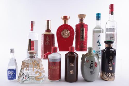 TWELVE BOTTLES SHOCHU AND BAIJIU