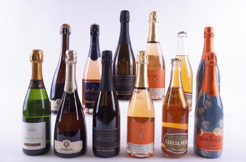 TWELVE BOTTLES SPARKLING WINE