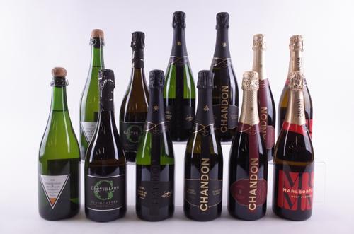 TWELVE BOTTLES SPARKLING WINE