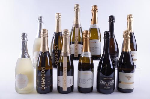TWELVE BOTTLES SPARKLING WINE