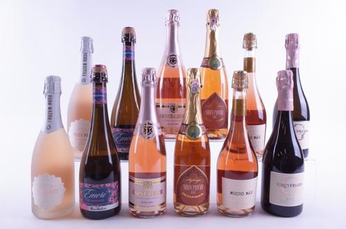 TWELVE BOTTLES SPARKLING ROSÉ WINE