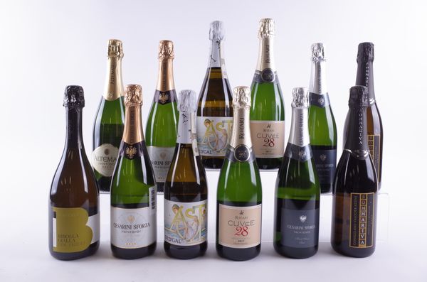 TWELVE BOTTLES SPARKLING WINE