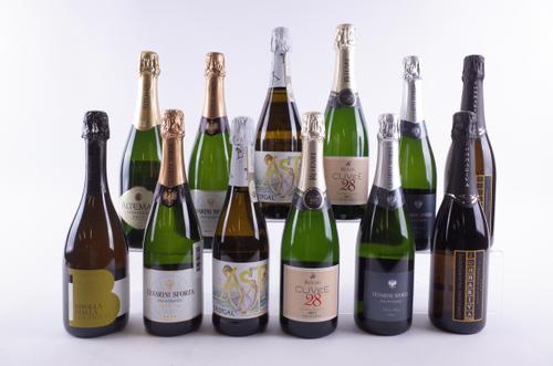 TWELVE BOTTLES SPARKLING WINE
