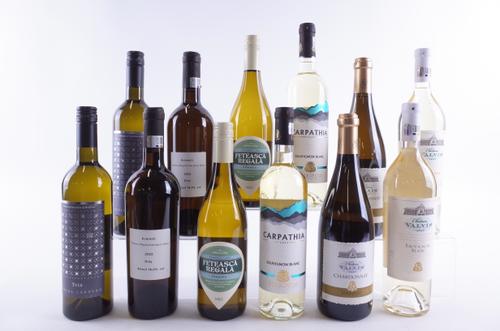 TWELVE BOTTLES ROMANIAN AND MOLDOVAN WHITE WINE