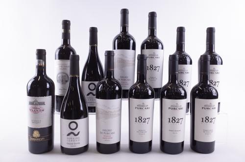 TWELVE BOTTLES ROMANIAN, MOLDOVAN AND HUNGARIAN RED WINE