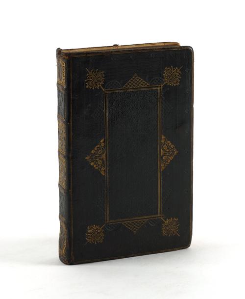 BINDING - Liturgia, London, 1670, 8vo, engraved portrait of Charles II and 47 engraved illustrations, rubricated throughout, attractively bound in contemporary black calf elaborately decorated in gilt and blind, gauffered edges.