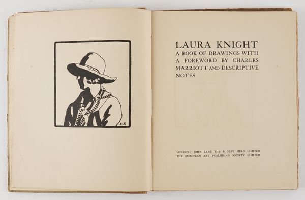 KNIGHT, Laura (1877-1970, artist). Laura Knight, London, 1923, 4to, frontispiece and 20 plates by Laura Knight, including 3 coloured, original paper boards (rather worn). FIRST EDITION, NUMBER 17 OF 500 COPIES SIGNED BY THE ARTIST.