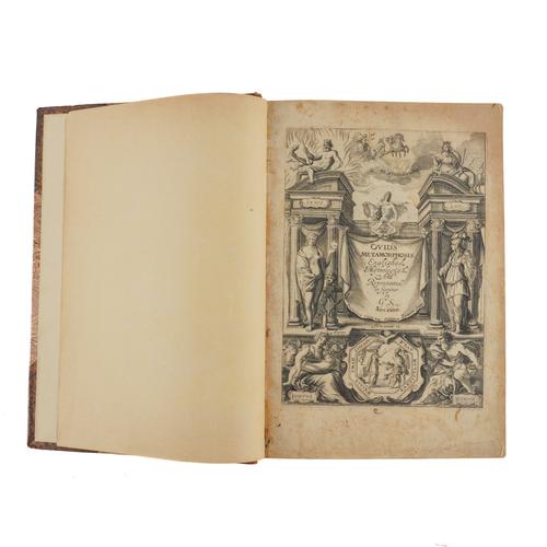 [SANDYS, G. (1578-1644), translator]. Ovid's Metamorphosis Englished, Mythologiz'd, and Represented in Figures, Oxford, 1632, folio, engraved title, portrait, 15 plates, later calf. The second folio edition, and the first to include the engraved plates.