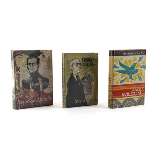 WILSON, Angus (1913-91). Anglo-Saxon Attitudes, London, 1956, 8vo, original cloth, dust-jacket, FIRST EDITION. With 2 other books by the same author, both FIRST EDITIONS. (3)