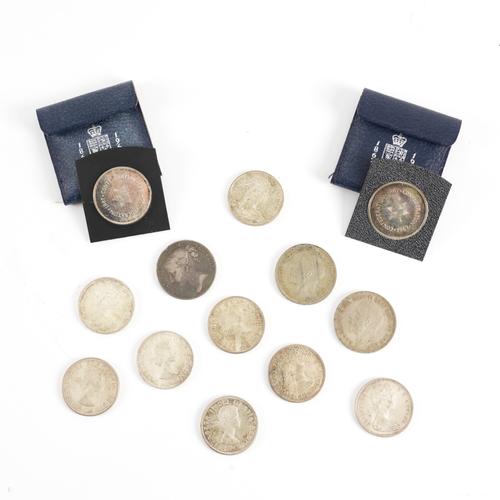 A GROUP OF BRITISH AND CANADIAN COINS (13)