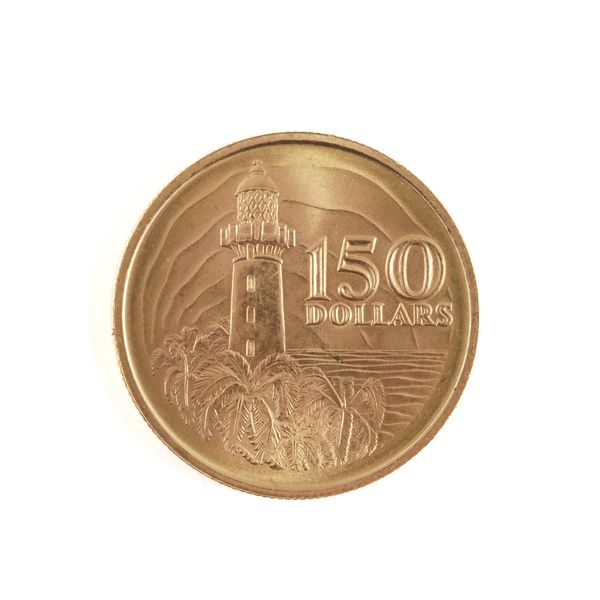 A SINGAPORE GOLD 150 DOLLARS