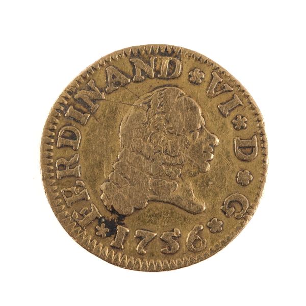 A SPANISH GOLD HALF ESCUDO