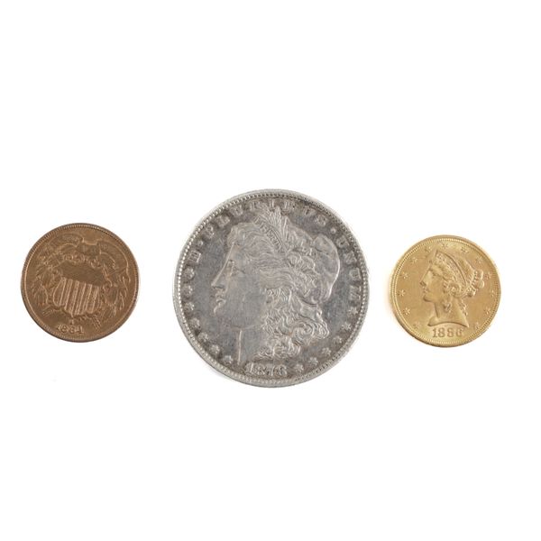 THREE AMERICAN COINS (3)