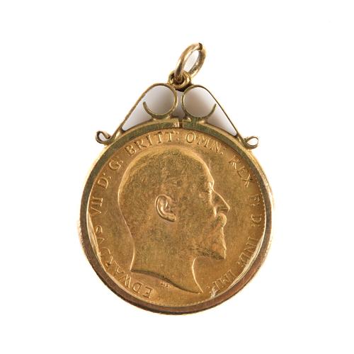 AN EDWARD VII SOVEREIGN