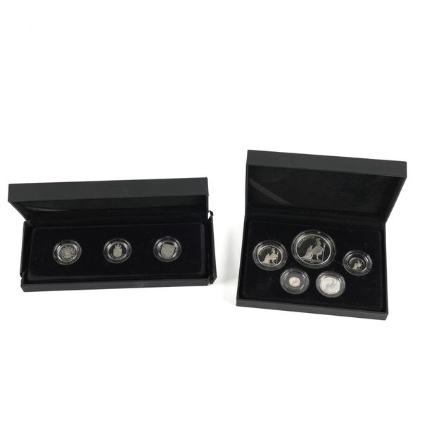 THREE ROYAL MINT PROOF COIN SETS (3)