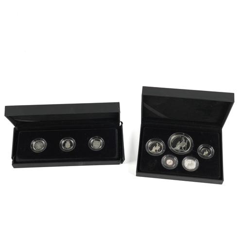 THREE ROYAL MINT PROOF COIN SETS (3)
