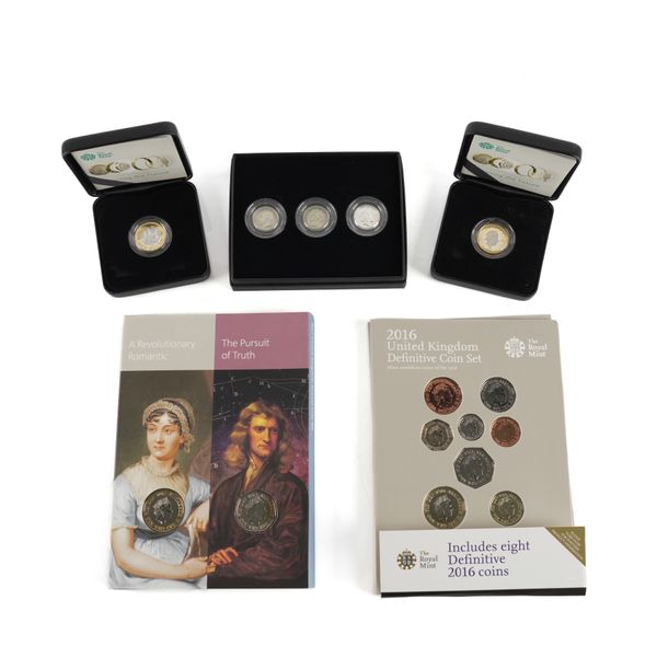 A GROUP OF ROYAL MINT COLLECTOR'S COINS (5)