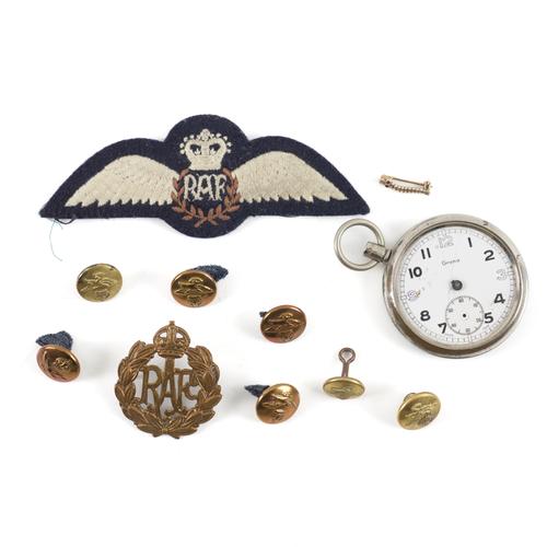 A CATERPILLAR CLUB BROOCH AND FURTHER ITEMS (QTY)