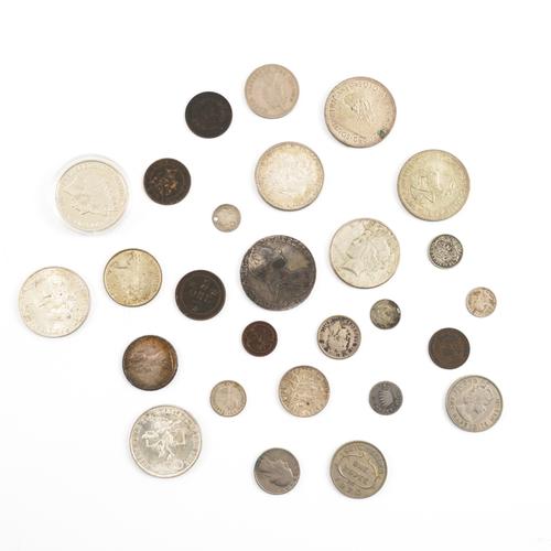 A GROUP OF FOREIGN COINS