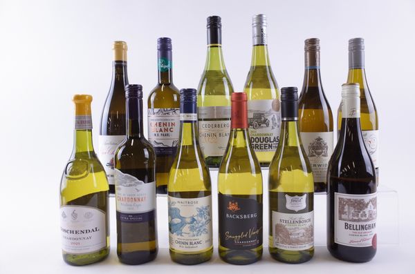 TWELVE BOTTLES SOUTH AFRICAN WHITE WINE