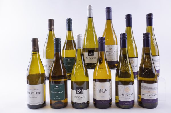 TWELVE BOTTLES FRENCH WHITE WINE