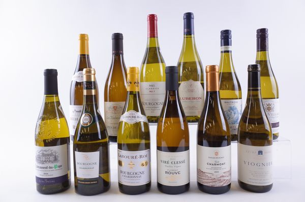 TWELVE BOTTLES FRENCH WHITE WINE