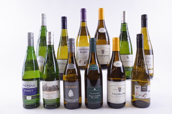 TWELVE BOTTLES FRENCH WHITE WINE